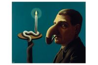 René Magritte, ”La lampe philosophique”, 1936.