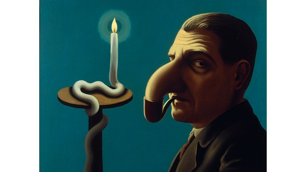 René Magritte, ”La lampe philosophique”, 1936.