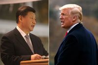 Xi Jingping och Donald Trump