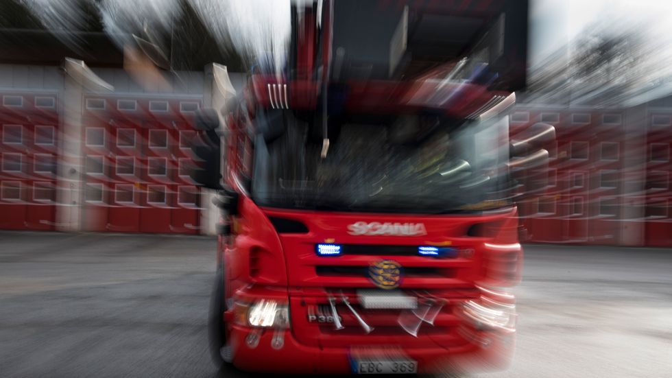 En person hittades livlös i samband med en brand i Nynäshamn. Arkivbild.