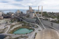Cementas cementfabrik i Slite på Gotland är nu en av två cementfabriker i Sverige. Båda ägs av den stora cementtillverkaren Heidelberg Cement Group. Arkivbild.