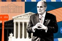 Presidenten Trumps mest kända advokat Rudy Giuliani. 