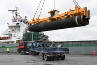 Den ryska gasledningen Nord Stream 2 har bland annat byggts med hjälp av svenska hamnar. Arkivbild