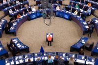 EU-kommissionens ordförande Ursula von der Leyen håller det årliga linjetalet den 13 september.