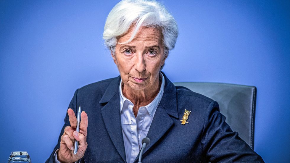 Christine Lagarde, chef för Europeiska centralbanken.