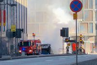 I mars i år körde en biogasdriven SL-buss in i takportalen i Klaratunneln i centrala Stockholm och startade en brand.