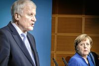 Horst Seehofer och Angela Merkel.
