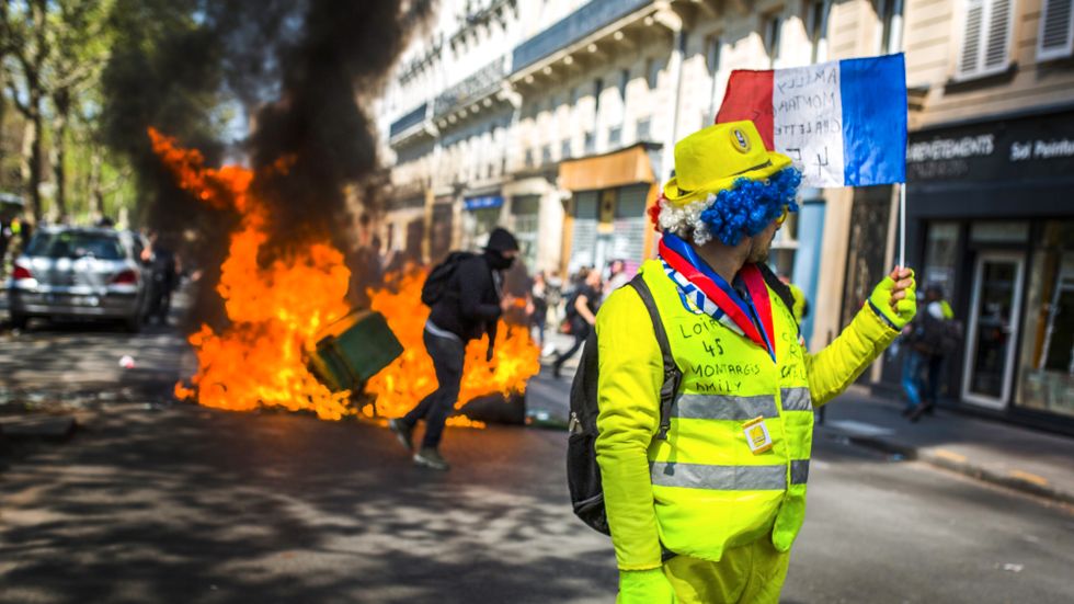 Demonstranter i Paris 2018. Än så länge finns det inga tecken på nytt uppror.
