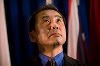 Haruki Murakami är lågoddsare hos spelbolagen inför tillkännagivandet av vem som får Nobelpriset i litteratur. Arkivbild.