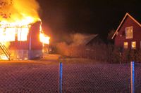 Brand på skola i Kånna, Ljungby.