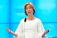 Den 28 maj kan riksdagen rösta om den misstroendeförklaring som Moderaterna har begärt mot socialförsäkringsminister Annika Strandhäll (S). Arkivbild.