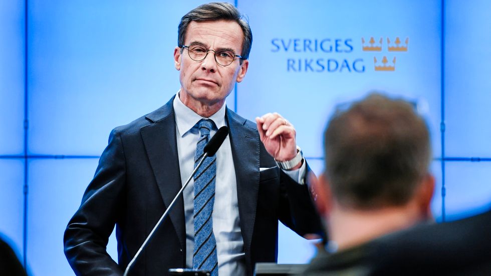 Moderatledaren Ulf Kristerssons sikte är inställt på att bilda en borgerlig regering efter nästa val.