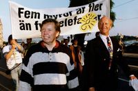 Ian Wachtmeister och Bert Karlsson, som 1991 grundade Ny Demokrati var då 58 respektive 46 år.