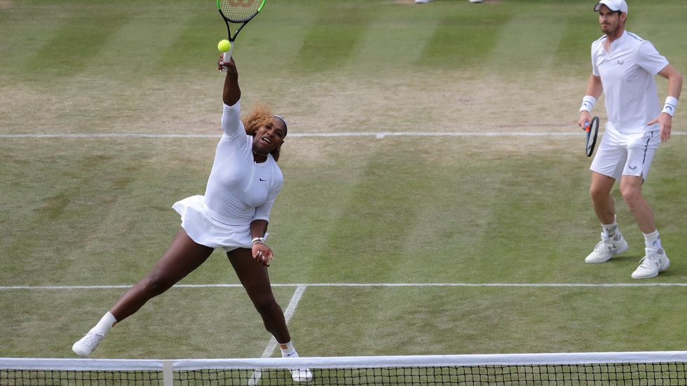 Serena Williams och Andy Murray är utslagna är mixedturneringen.