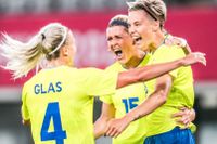 Sverige kan få spela fotbolls-EM på hemmaplan 2025. Arkivbild.