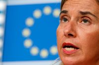 EU:s utrikesrepresentant Federica Mogherini får kritik för att vilja försvaga EU:s motåtgärder mot rysk desinformation.
