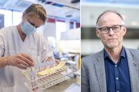 Frode Forland, Norges smittskyddsdirektör, till höger, tror att Sverige kan komma lindrigare undan när coronasmittan återigen ökar.