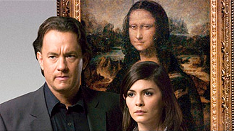 Tom Hanks, Audrey Tautou och Mona Lisa. Tyvärr är det inte mycket kemi mellan huvudpersonerna.