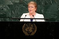 Michelle Bachelet, FN:s högkommissarie för mänskliga rättigheter, kritiserar Sri Lankas nye arméchef. Arkivbild.