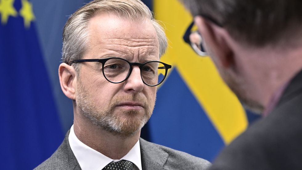 Finansminister Mikael Damberg om KI:s prognos. Arkivbild.