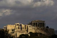 Parthenontemplet i Greklands huvudstad Aten.