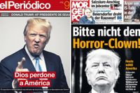 Tysk tidning om Trumps seger: ”Jordens undergång”