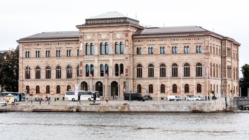 Nationalmuseum på Blasieholmen i Stockholm. Arkivbild.