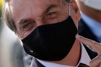 Jair Bolsonaro, Brasiliens president bär nu på coronaviruset.