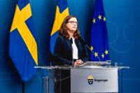 Utbildningsminister Anna Ekström (S) kommenterar resultaten i den stora internationella studien TIMSS 2019