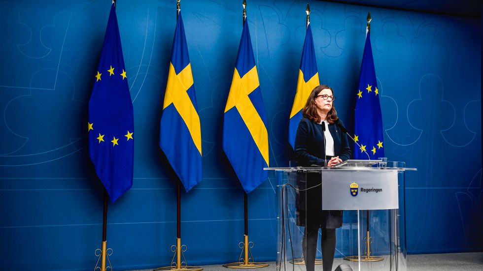 Utbildningsminister Anna Ekström (S) kommenterar resultaten i den stora internationella studien TIMSS 2019