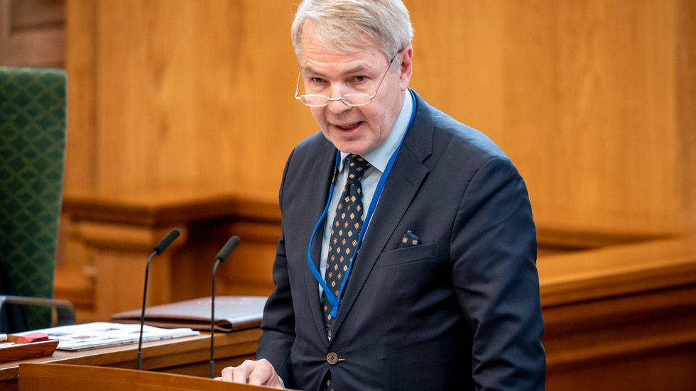 Finlands utrikesminister Pekka Haavisto. Arkivbild.