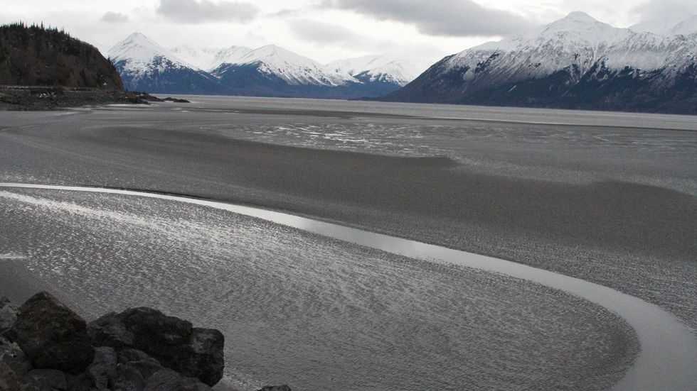 En oljeläcka har drabbat Cook Inlet i Alaska i USA. Arkivbild.