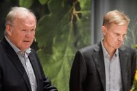 Swedbank styrelseordförande Göran Persson och vd Jens Henriksson.