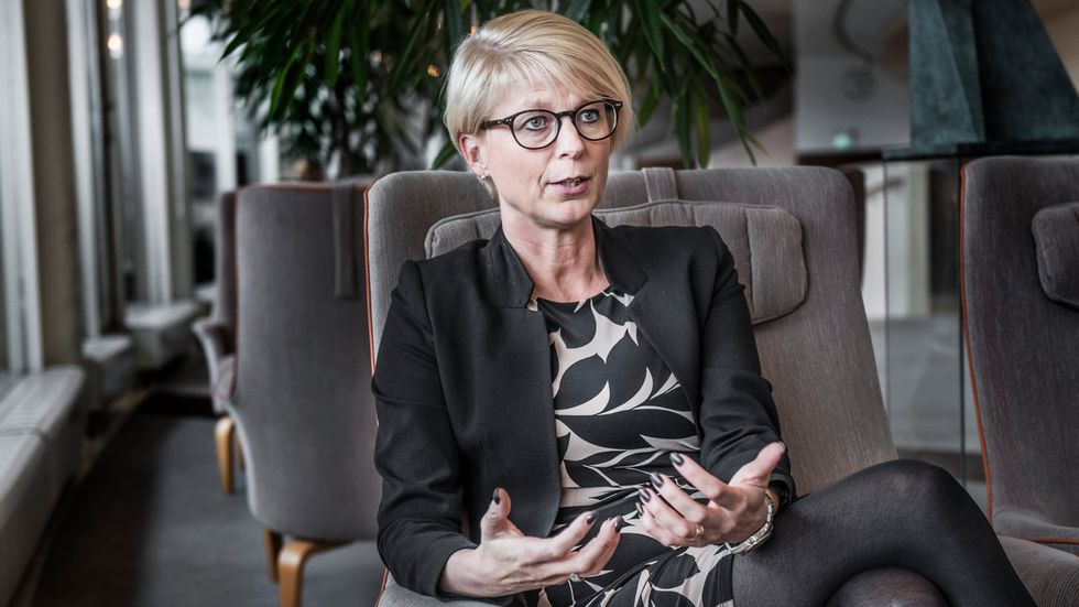 Elisabeth Svantesson, ekonomiskpolitisk talesperson för Moderaterna. Arkivbild.