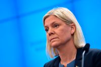 Magdalena Andersson fick information om interna diskussioner i Miljöpartiet om budgeten från M, KD och SD i förra veckan, enligt MP. Arkivbild.