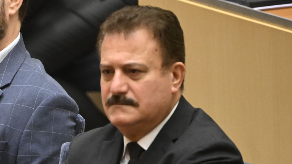 Jamal El-Haj i riksdagen.