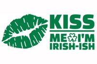 Skämtsam uppmaning på Saint Patricks Day: Kyss mig – jag är irländare, ish.