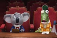 Teaterdirektör Buster Moon, en godmodig koalabjörn, håller audition.