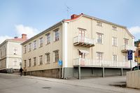 Ett av husen som riskerar att rivas när Umeås kulturhus ska byggas.
