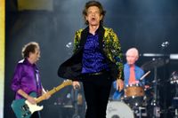 Rolling Stones har tvingats flytta en planerad konsert i Miami till följd av orkanen Dorian. Mick Jagger, Keith Richards, Charlie Watts och de andra spelar därför i kväll i stället för i morgon. Arkivbild.