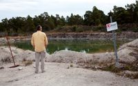 På bilden från 2015 syns ett provbrott i Ojnareskogen på Gotland. Fallet är ett exempel på när miljöorganisationer med framgång har drivit en miljöfråga rättsligt. 