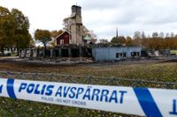 Kånnaskolan i Småland skulle användas som evakueringsbostäder för flyktingar, men brändes ner för en dryg vecka sedan.