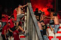 Supporterbråken mellan Nice och Köln i Europa Conference League resulterade i 32 skadade varav en allvarligt.