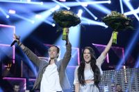Frans och Molly Sandén gick direkt till final i den fjärde deltävlingen i Melodifestivalen i Gävle på lördagskvällen.