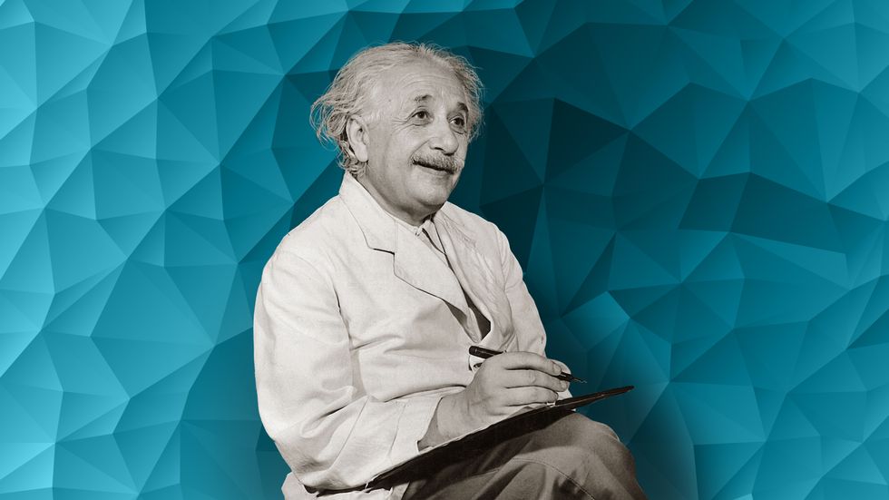Albert Einstein kom på relativitetsteorin. Bland annat. Illustration: Thomas Molén