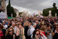Romare protesterar mot vanvård av staden.
