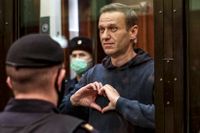 Den ryske oppositionsledaren Aleksej Navalnyj har två och ett halvt år kvar att avtjäna på ett straff, enligt en rysk domstol. Arkivbild.