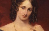Mary Shelley (1797–1851), avporträtterad av konstnären Samuel John, 1831. 