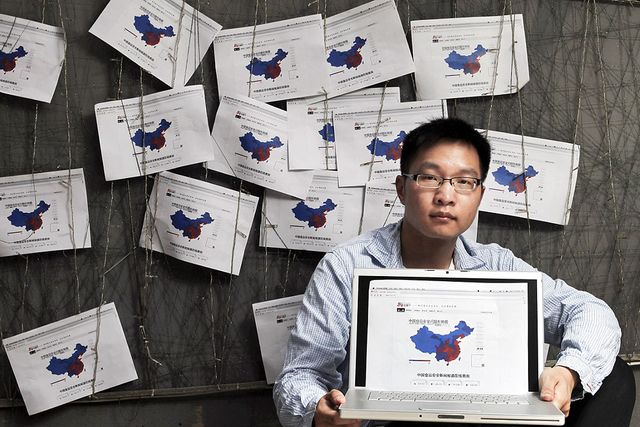 Den kinesiske studenten Wu Heng står bakom sajten ”Slag ut det genom fönstret” som rapporterar om matskandaler i Kina.