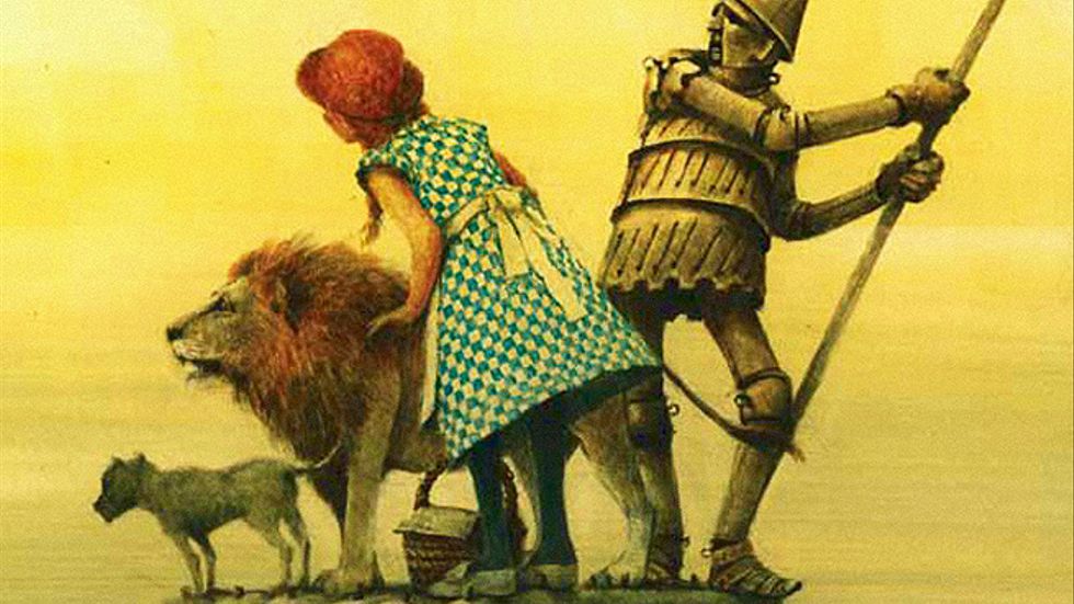Trollkarlen från Oz – en av titlarna i B Wahlströms klassikerutgivning. Bilden är beskuren. Illustration: Robert Ingpen